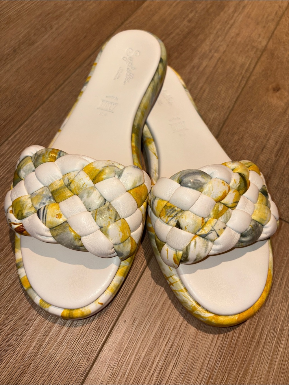 Seychelles Made in Italy Braided Slide Sandals Limited Edition